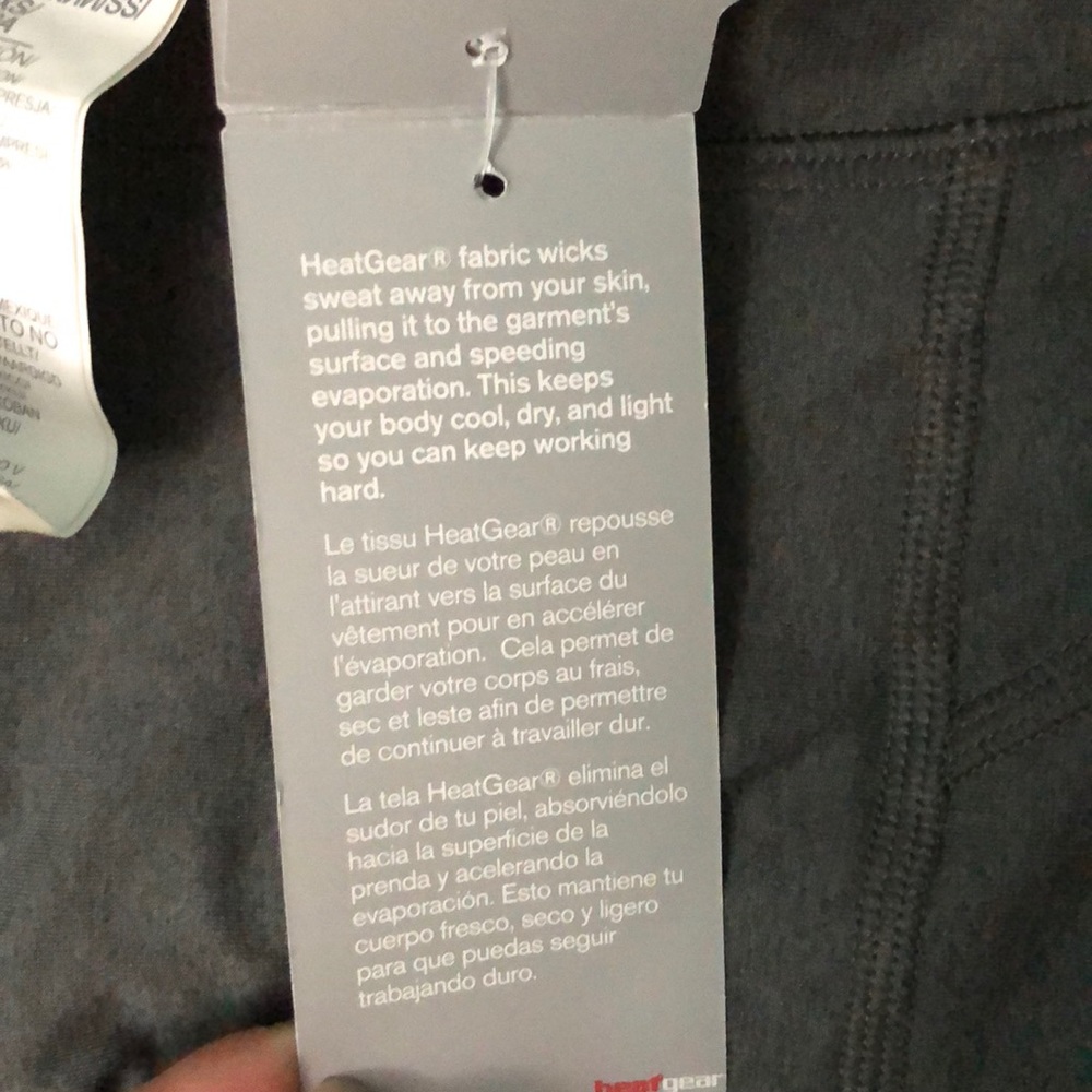 Under Armour Heather HeatGear yoga pants Sz XS - Picture 3 of 6